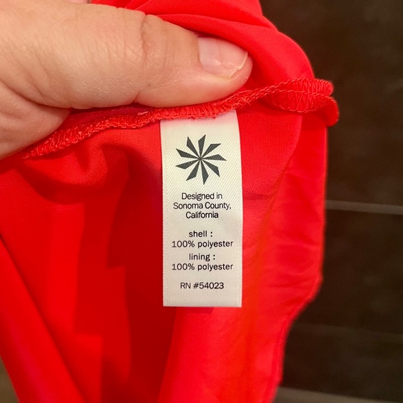 NWT Athleta Martinique Ikat Faux Wrap Day Dress Size Small - Picture 6 of 9